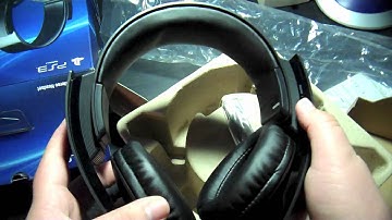 Unboxing Official Sony PS3 Wireless Headset (7.1 Surround Sound + Mic)