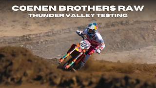 Lucas Coenen & Sasha Coenen RAW Testing Thunder Valley Pro Motocross 2026 💥