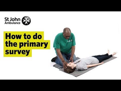 How To Do The Primary Survey - First Aid Training - St John Ambulance