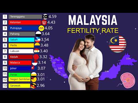 Malaysia’s Fertility Rate Crash by State (1950–2027) thumbnail