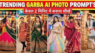 Trending Ai Dandiya Night Photo Editing Prompts | Google Gemini Navratri Ai Photo Editing screenshot 4