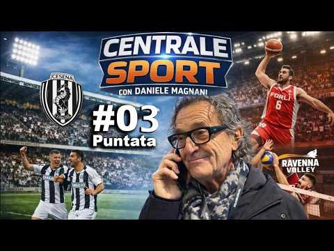 Video Centrale Sport #3: Crisi Cesena e panchina Mignani, il punto su Ravenna, Forlì e il trionfo Olimpico