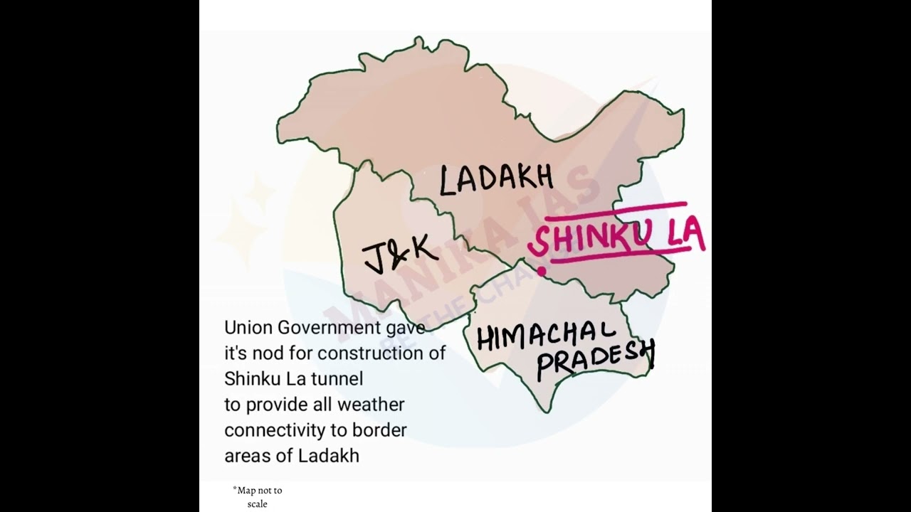 Shinku La tunnel #manikaias #cse #currentaffairs 