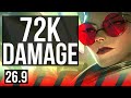 VAYNE vs ZAAHEN (TOP) | 72K damage, Good KDA: 24/3/10 | KR Master | 26.9
