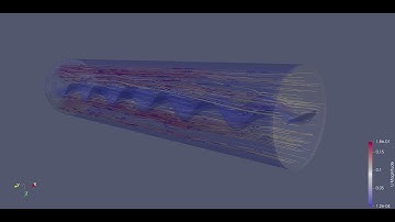 Pipe With Turbulator w/OpenFOAM