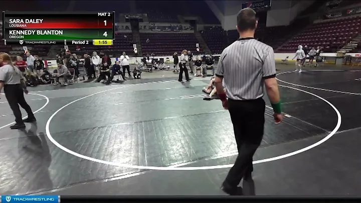 132 Lbs 7th Place Match - Sara Daley, Lousiana Vs ...