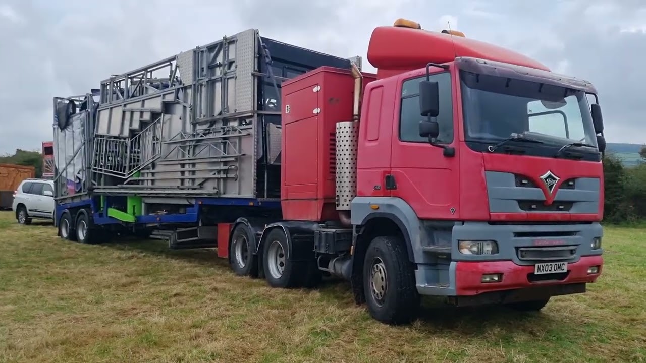 THE LORRIES OF SUMMERCOURT FAIRGROUND