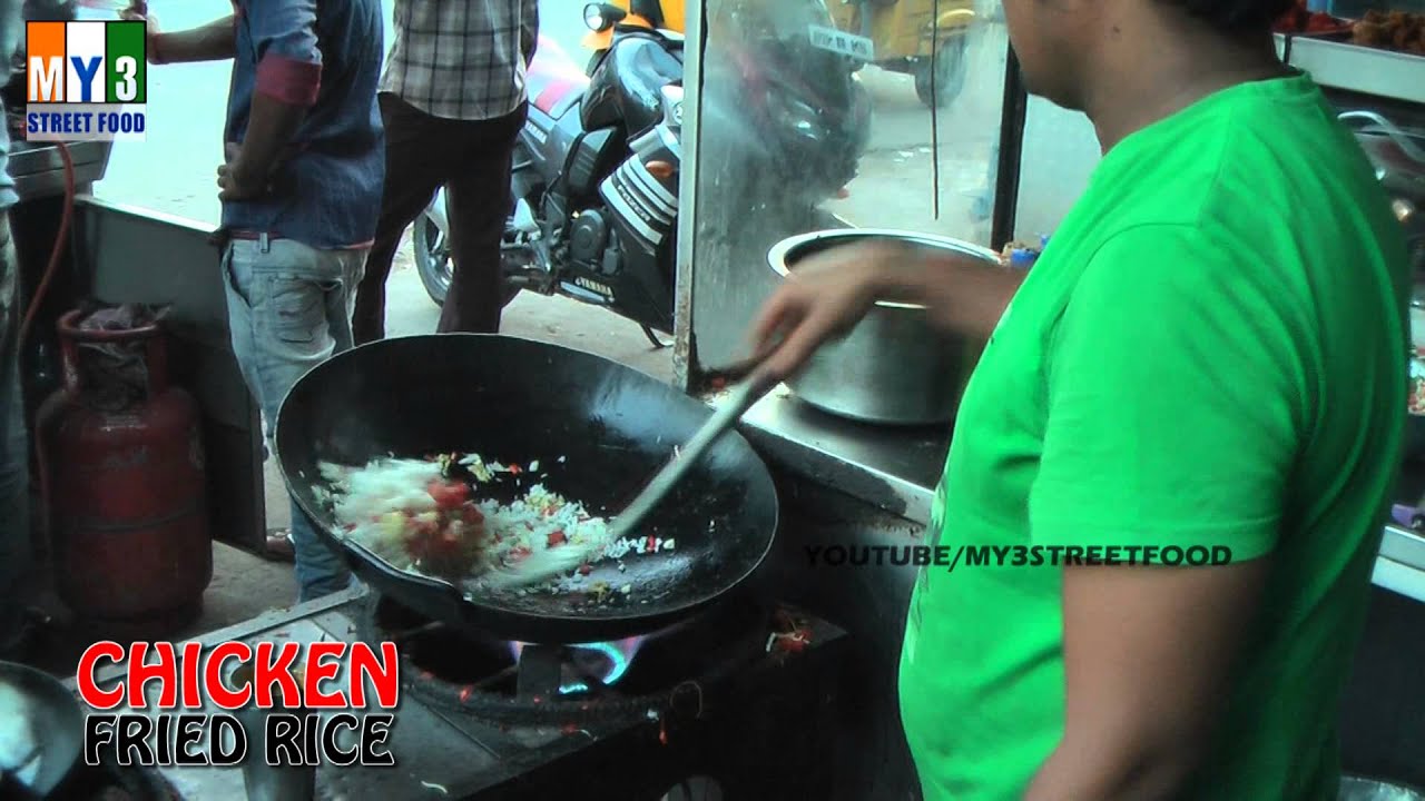 CHICKEN FRIED RICE | STREET FOOD | HYDERABAD STREET FOOD street food