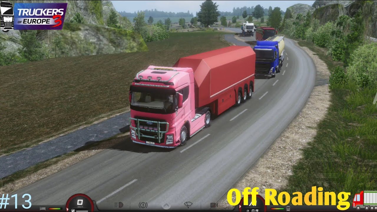 TRUCK SLIP ON BUMPY ROAD AND FUEL FINISH🤔 || TRUCK STIMULATOR 3