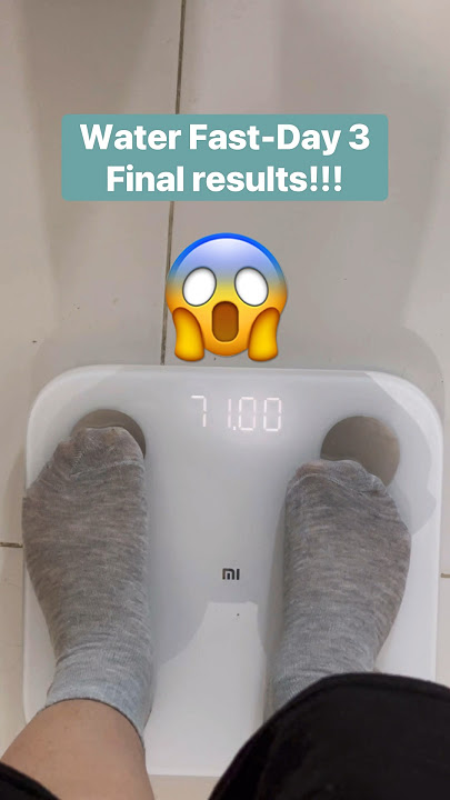 EXTREME 3 DAYS WATER FAST RESULTS!! #shorts #shortvideo