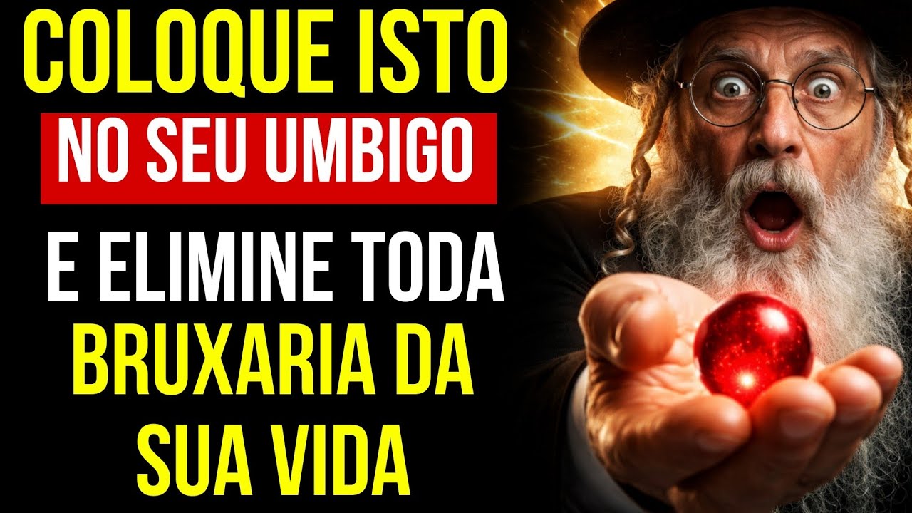 Coloque ISTO no seu umbigo e quebre toda maldição imediatamente | Sabedoria Judaica