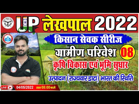Gramin Parivesh For UP Lekhpal, ग्रामीण विकास, कृषि विकास एवं भूमि सुधार | Lekhpal किसान सेवक सीरीज