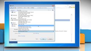 How to Convert Microsoft® Word 2013 Documents to HTML in Windows® 7