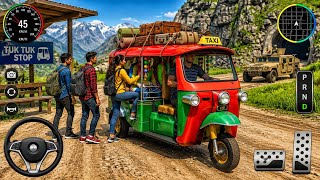 Tuk Tuk Rickshaw Simulator: Rickshaw Pick Drop Passenger Transport! Simulator Android Gameplay screenshot 5