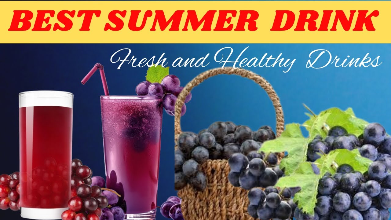 Grapes Juice Commercial Recipe | Fresh and Healthy Summer Drink Recipe