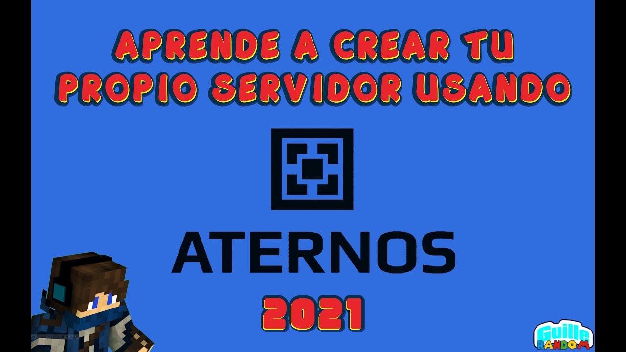 COMO CREAR UN SERVIDOR DE MINECRAFT | REMAKE 2021 | ATERNOS - YouTube