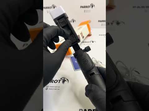 Селфі-трипод з підсвіткою та пультом U&P Selfie Stick R1S Black (SBO-R1S-BK), видео 1