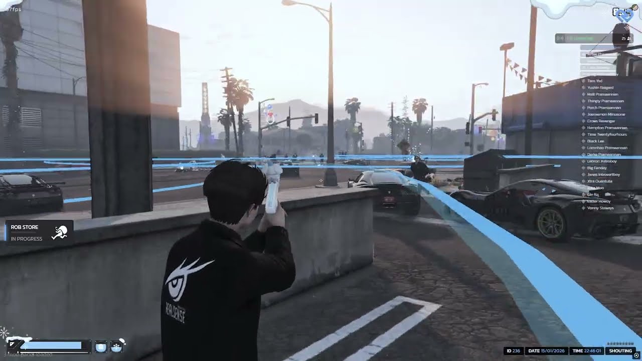 ระดับสั่งการลงมาตบพวกดาราไฟต์ตรง | LUV Town | Fivem Montage | Artee JPround #Realsense #76s