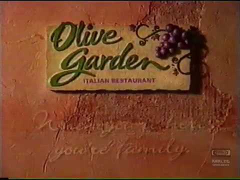 Olive Garden Television Commercial 2001 Youtube