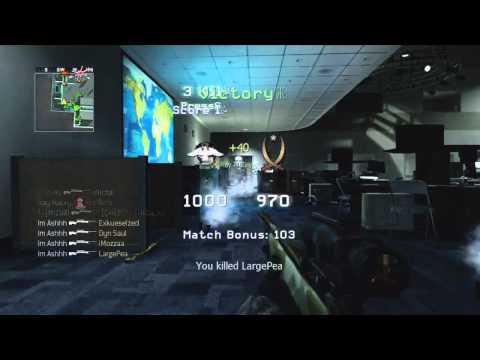 Quickscope QUAD To End the Game on COD4! +IM BACK!