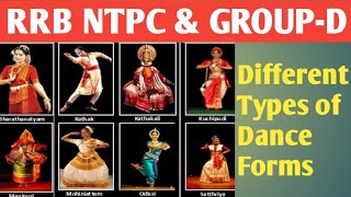 Famous Dance Forms Of India|Folk Dances Of India - Static Gk||Rrb/Rpf/Sscgd/Ntpc & Group - D