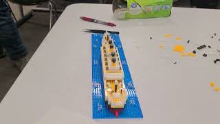 Mini Lego Brick Titanic in SmartLab.  Learning is different here. Net Worth