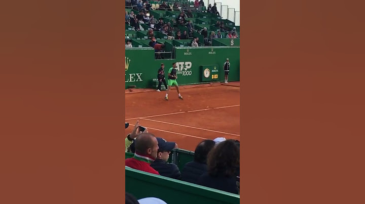 Zverev’s unreturnable serve at the Monte-Carlo Masters 13 April 2022