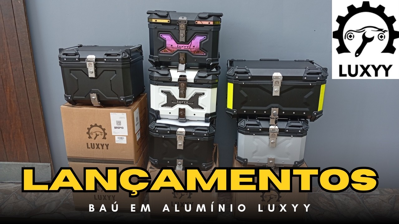 Baú Em Alumínio Luxyy Mercado Livre Lançamento Cor Branca e Camaleão Hilamayan NX500 #nc750x