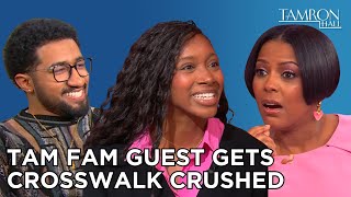 Tam Fam Guest Gets Crosswalk Crushed