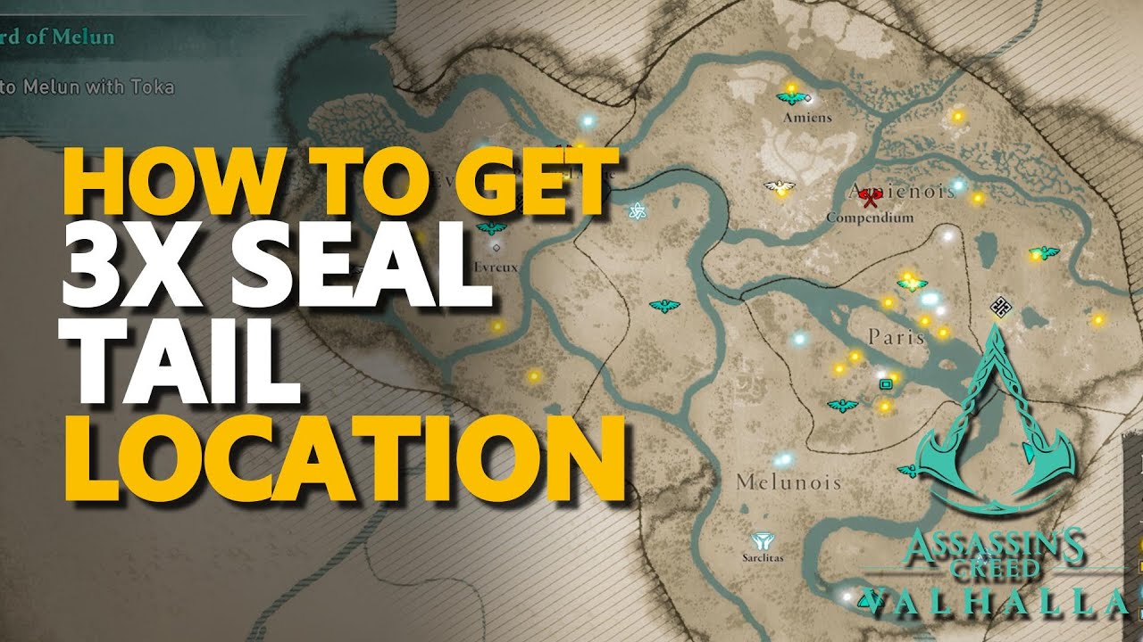3x Seal Tail Assassin's Creed Valhalla Location YouTube