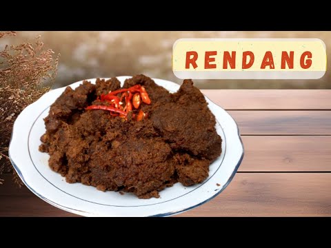 Resep Rendang Kering Hitam