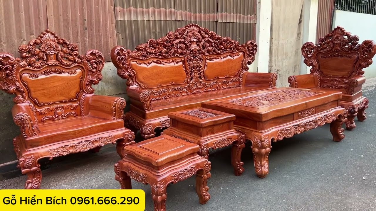 ⭕️ Hoàng Gia Cổ Tiền 10ph Chân 16 Vách 5ph Gỗ Hương Đá 