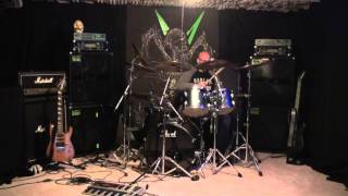 Jeff Coner Plays Drums In The Beamer Man Cave 12-31-15