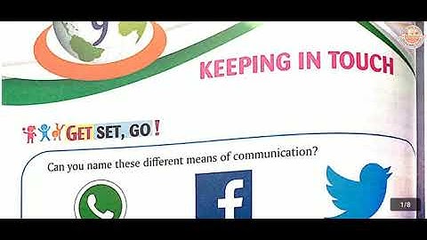 Class 5 || Social studies || Keeping in touch || Chapter 9