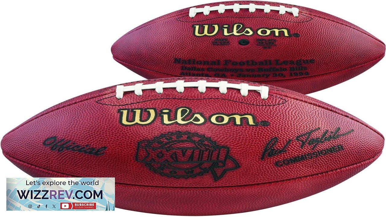 Super Bowl XXVIII Wilson Official Game Football NFL Balls