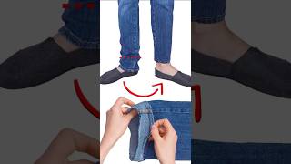 Best Sewing Tip &amp; Trick to Hem Jeans Miarti🪡🧵✂️
