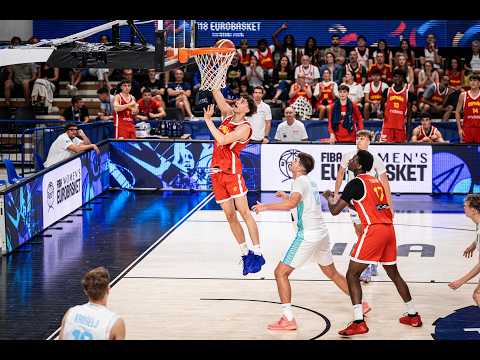 Eurobasket U18 Masculino 2026: Eslovenia vs España (Semis, highlights)