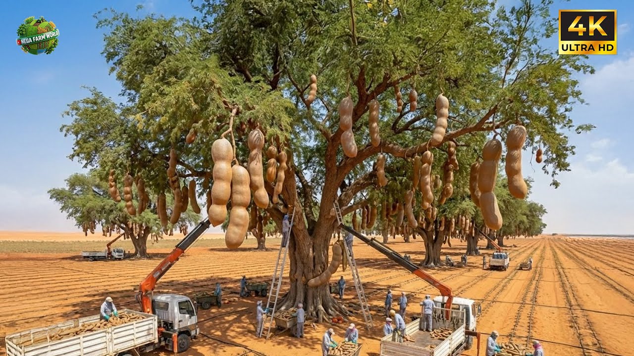 The Tamarind Treasure – Shaking Sour Fruit from Ancient Desert Trees