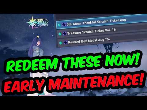 [PSO2:NGS] You Have Less Than 20 Hours to Redeem These!