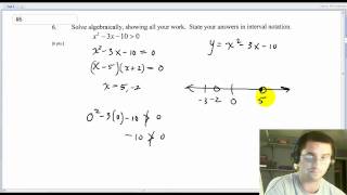 College Algebra - Test C Review - Problem 6