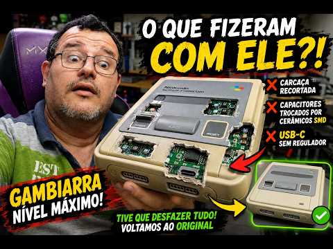 SUPER FAMICOM: THE WORST HACK JOB I'VE EVER SEEN! I HAD TO UNDO IT ALL 😱