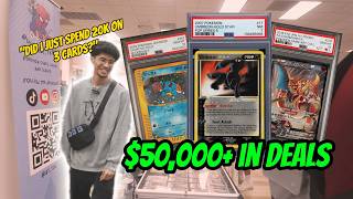 I Bought EVERY GRAIL at this card show until I was broke | Pokemon Vendor POV
