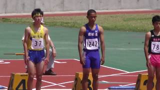 20170519群馬県高校総体陸上男子100m予選3組