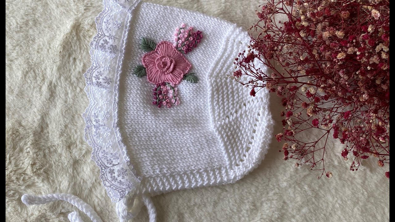 Lora Şapka Yapılışı(Nakış ve Dantel Süslemeli)Bölüm1