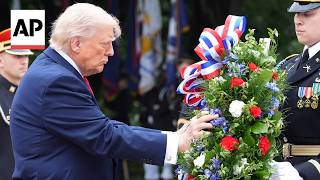 Trump marks Memorial Day at Arlington National Cemetery