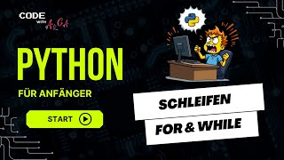 [6] Python Lernen für Anfänger - Schleifen einfach erklärt + Mini-Beispiel ! #coding #python