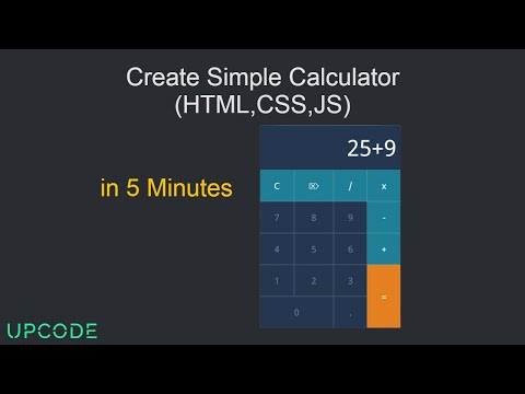 Quick & Simple Calculator: HTML, CSS, JavaScript | Short Tutorial
