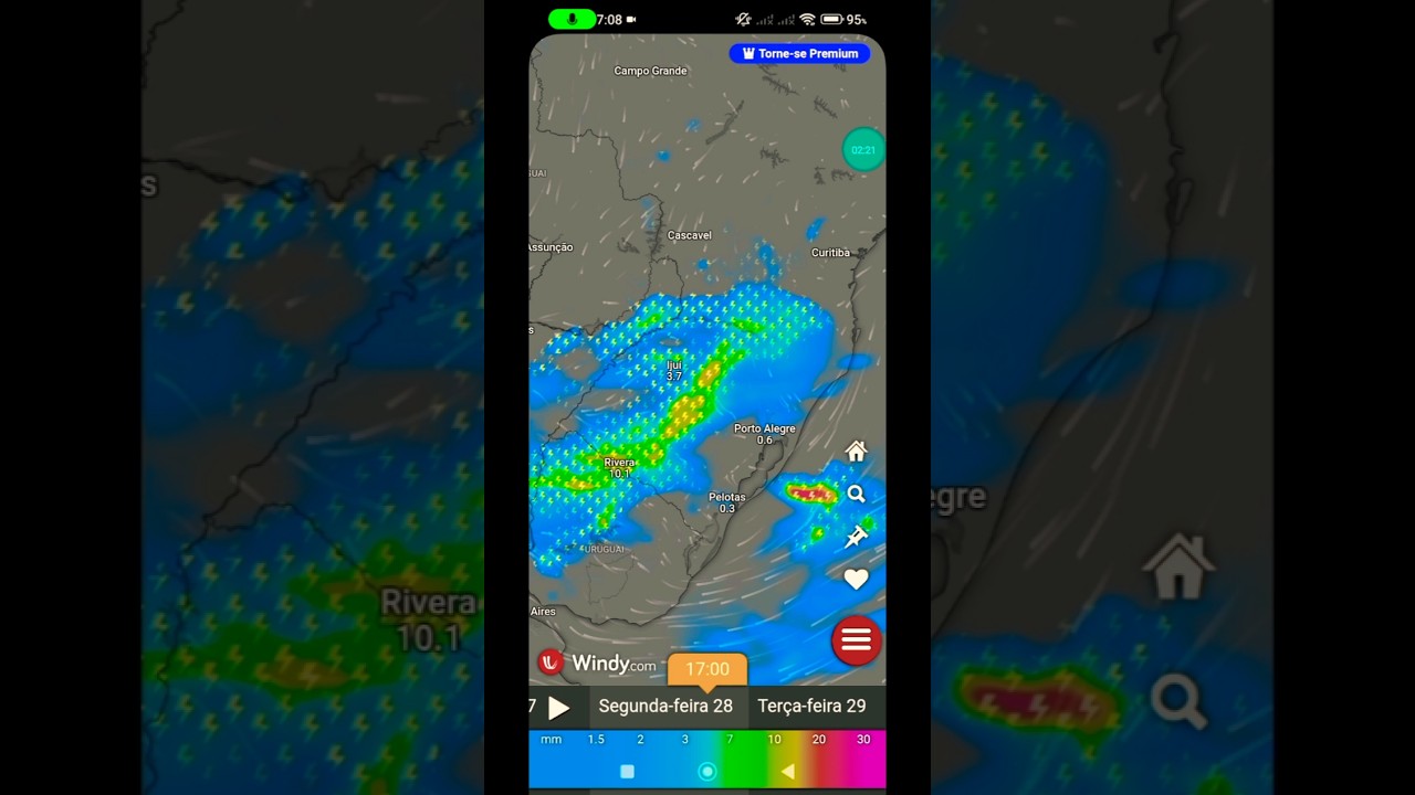 ATENÇÃO CHUVA E TEMPORAIS RETORNA AO SUL DO BRASIL DE 24 A 29/09/2026 ##temporais #calor #clima