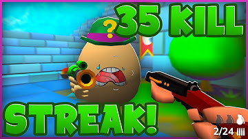 35 Kill Streak! | Shell Shockers