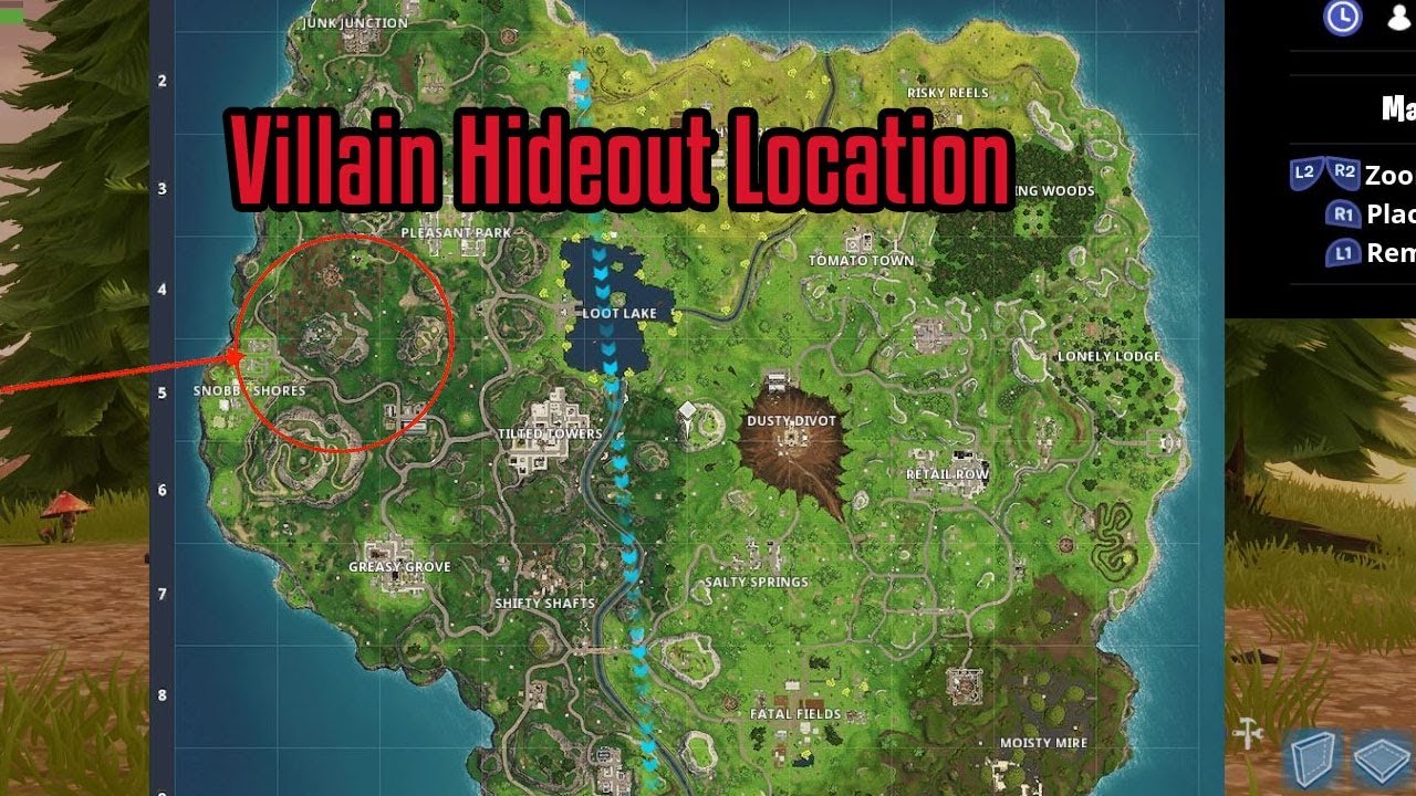 Villain Hideout Giant Rocket Fortnite Season 4 Youtube - villain hideout giant rocket fortnite season 4